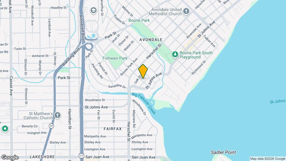 1765 Canterbury St Map and Location Details