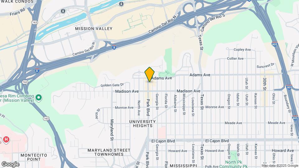 4643 Park Blvd Map and Location Details