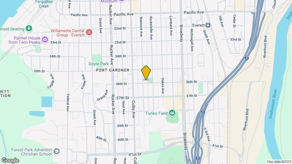 Everett Triplex Map and Location Details