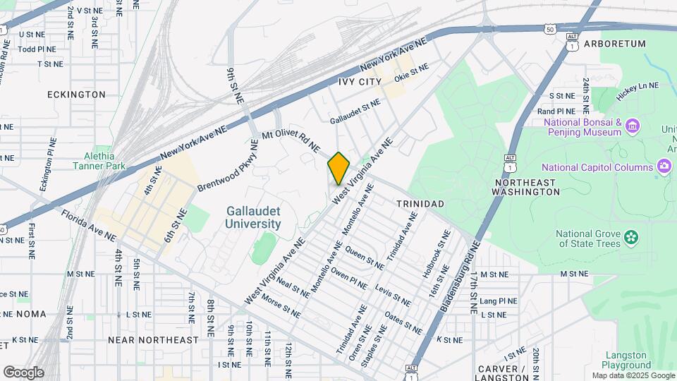 1660 West Virginia Ave NE-Unit -101 Map and Location Details