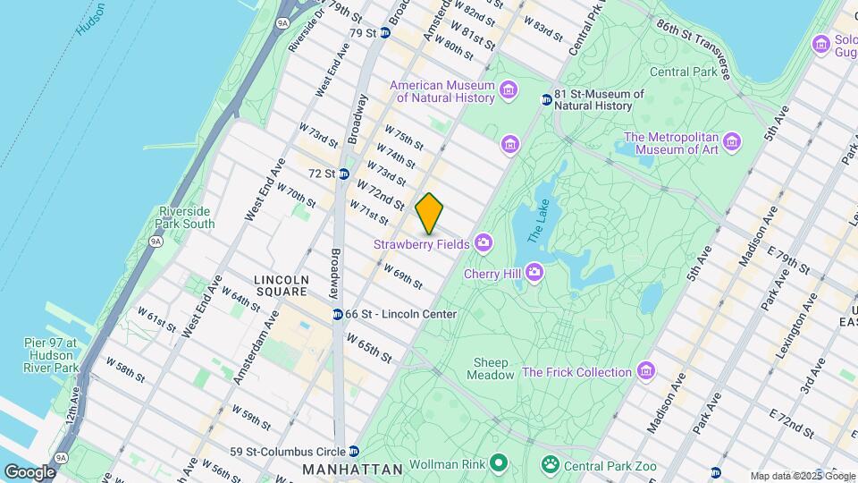 39 W 71st St Map and Location Details