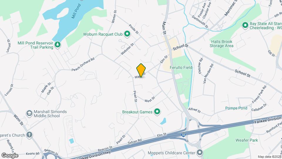 26 Ward St, Unit 26 Ward St Woburn MA Mapa y Detalles de la Ubicación