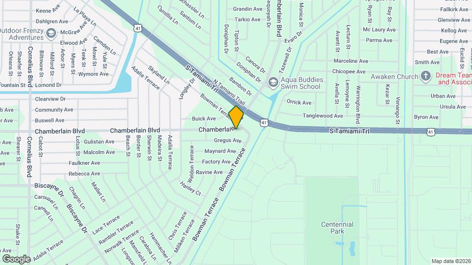 15579 Chamberlain Blvd Mapa y Detalles de la Ubicación