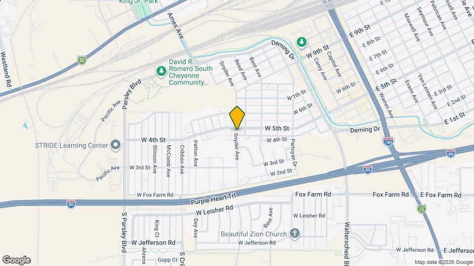 419 Snyder Ave Map and Location Details