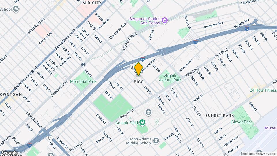 1908 20th St, Unit B Mapa y Detalles de la Ubicación