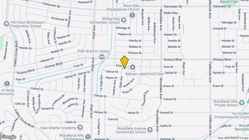 6308 Glide Ave Map and Location Details