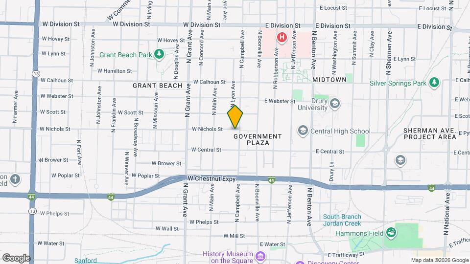 410-414 W Nichols St Map and Location Details