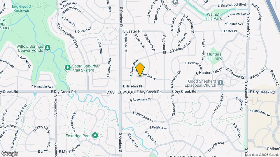 7426 S Quince Ct Map and Location Details