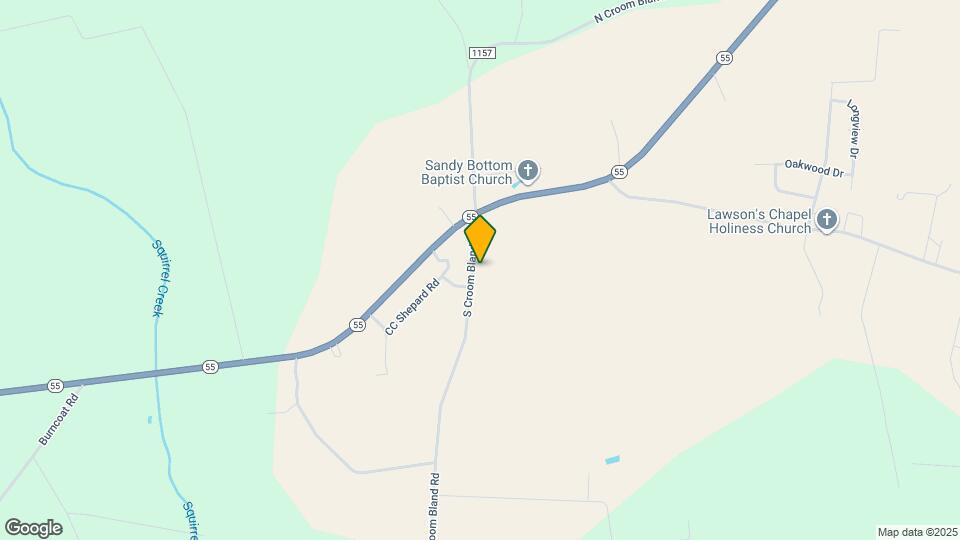 169 S Croom Bland Rd Map and Location Details