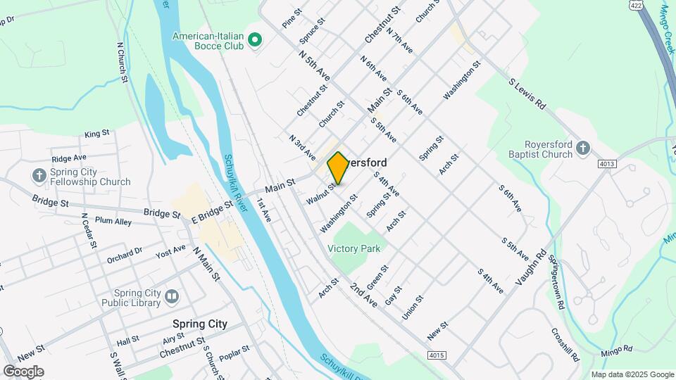 302-304 Walnut St Mapa y Detalles de la Ubicación
