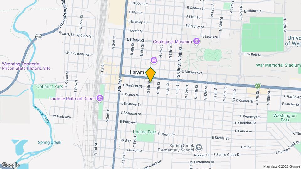 319 S 6th St Map and Location Details