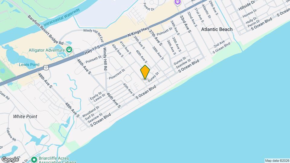 400 43rd Ave S, Unit dunes End Mapa y Detalles de la Ubicación
