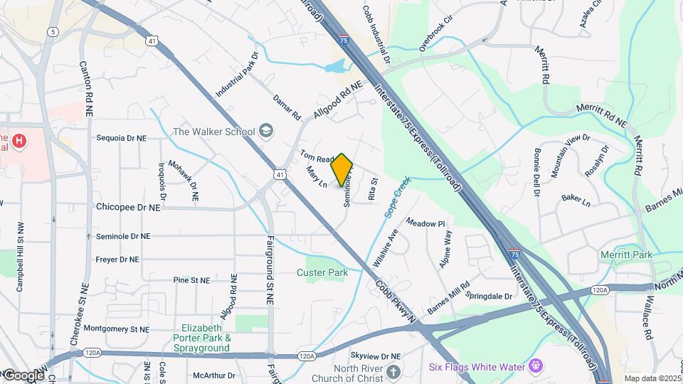 651 Seminole Pl Map and Location Details