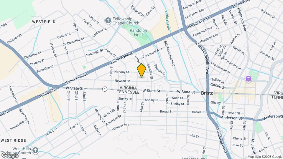 1405 Newton St Mapa y Detalles de la Ubicación