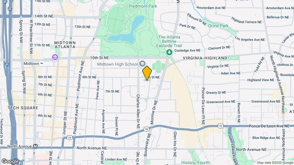 892 Vedado Way NE Map and Location Details