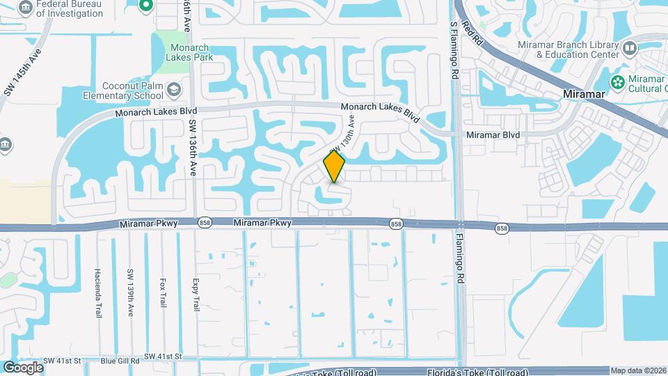 3017 SW 129th Ave Map and Location Details