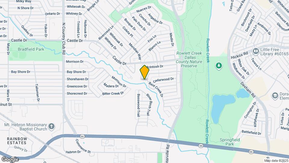 521 Bent Creek Dr Map and Location Details