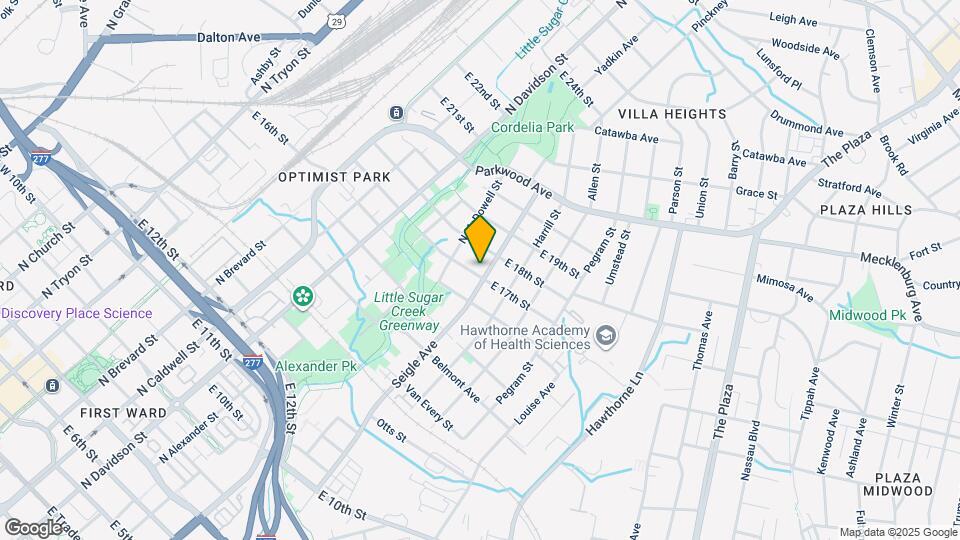 1405 Seigle Ave Map and Location Details