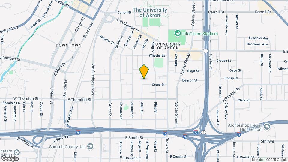 537 Allyn St Map and Location Details