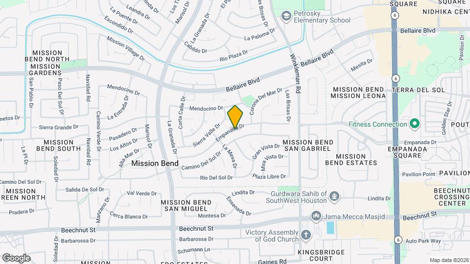 15423 Empanada Dr Map and Location Details