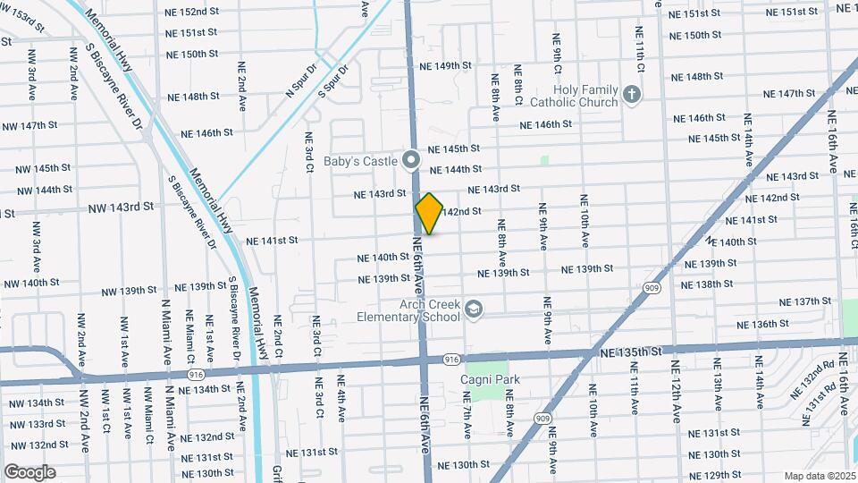 14033 NE 6th Ave Mapa y Detalles de la Ubicación