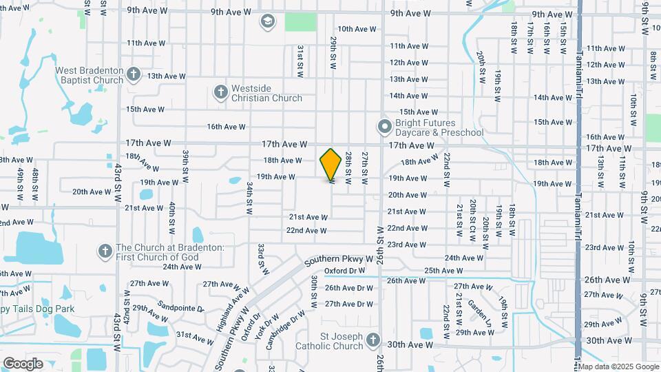 1908 29th St W Map and Location Details