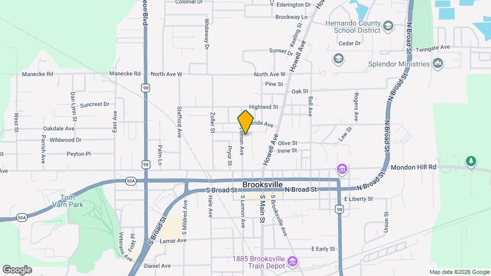 300 N Lemon Ave Map and Location Details