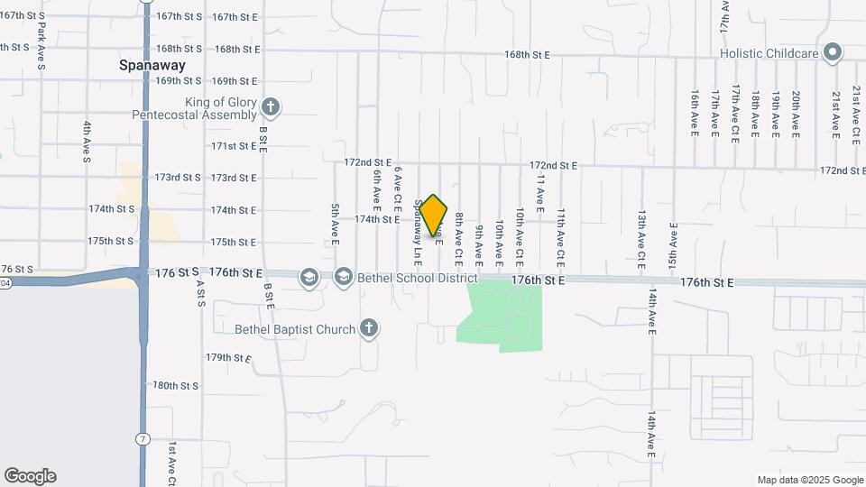 17426 8th Ave E Mapa y Detalles de la Ubicación