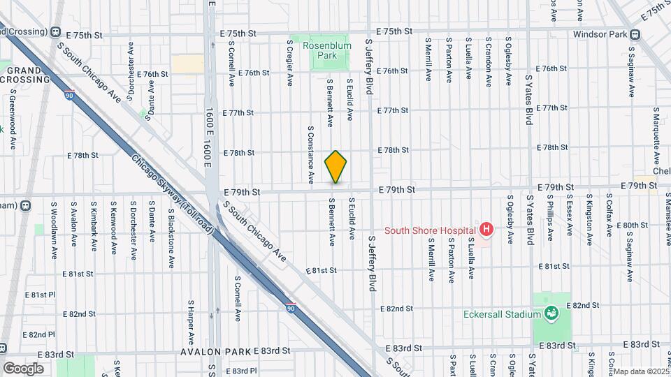1904 E 79th St Map and Location Details