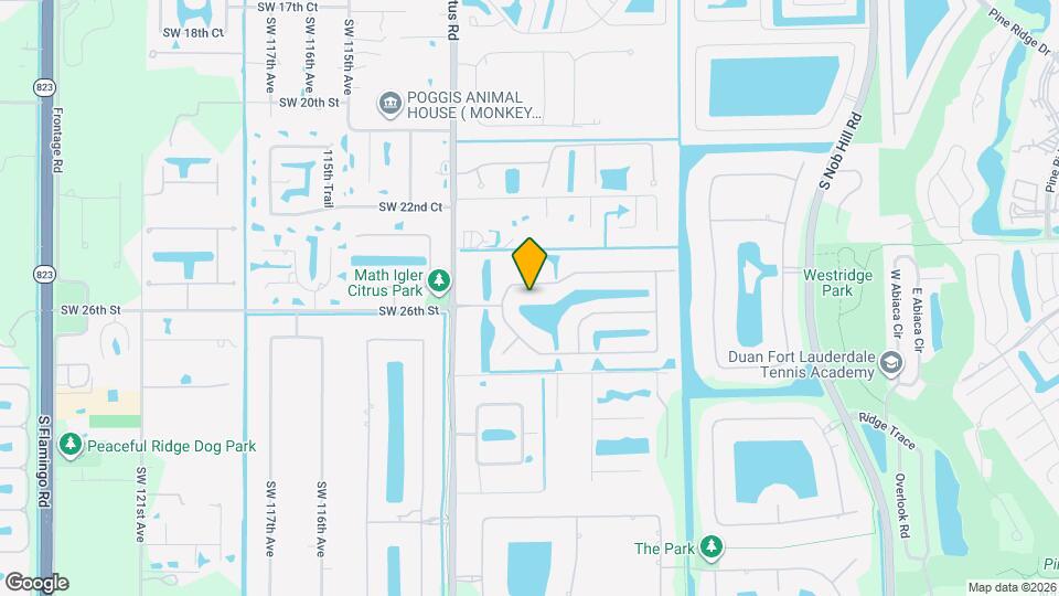 11000 SW 25th St Map and Location Details