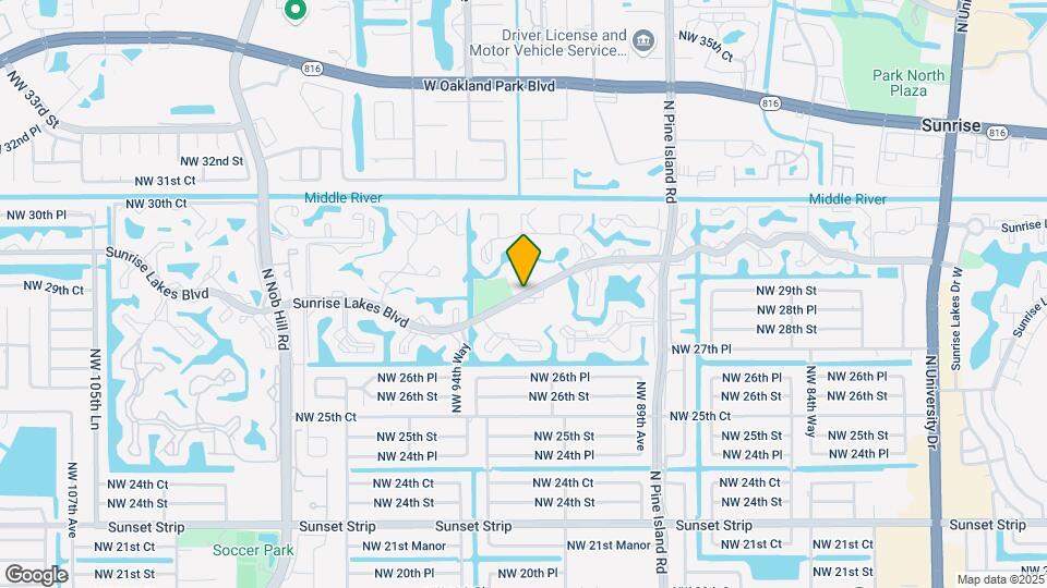 3050 Sunrise Lakes Blvd Map and Location Details