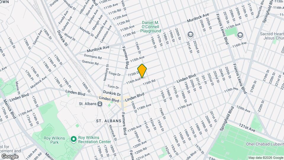 191-40 116th Ave Map and Location Details