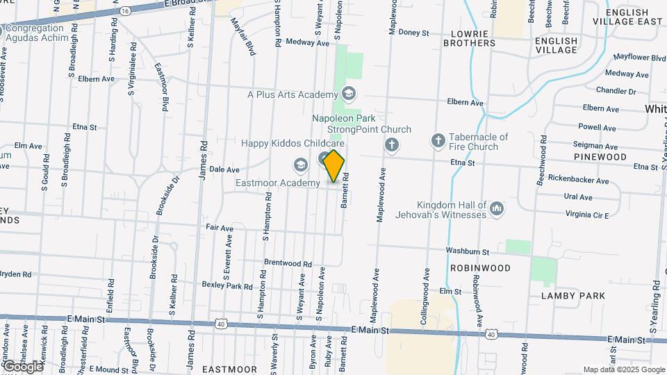 456 S Napoleon Ave Map and Location Details