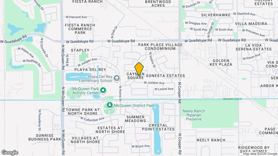 1077 W Olive Ave Map and Location Details