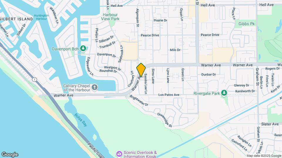 4512 Warner Ave Mapa y Detalles de la Ubicación