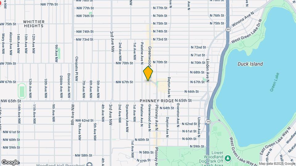 6557 Greenwood Ave Map and Location Details