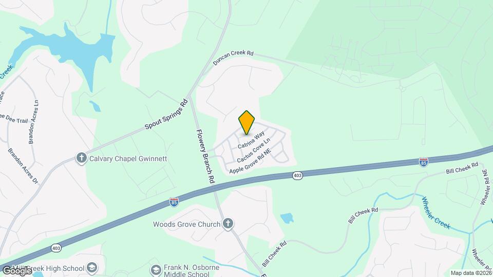 5219 Cedar Shoals Dr Map and Location Details