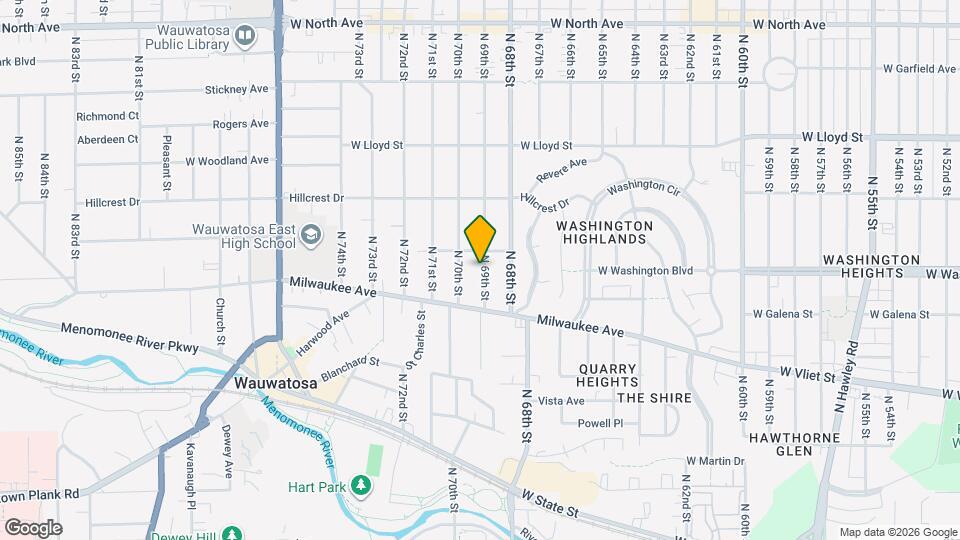 1715 N 69th St Map and Location Details