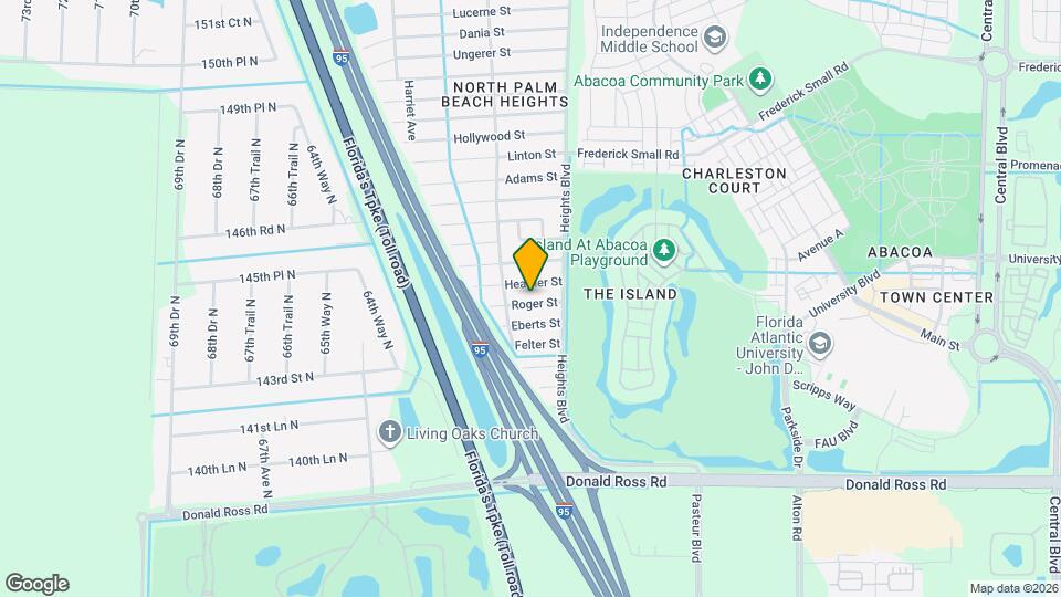 6075 Roger St Mapa y Detalles de la Ubicación