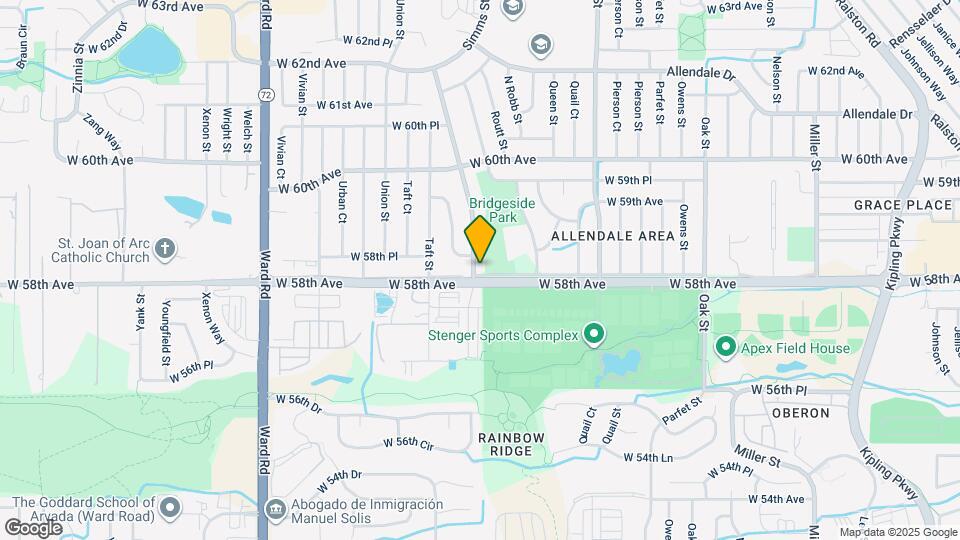 11579 W 58th Ave Map and Location Details