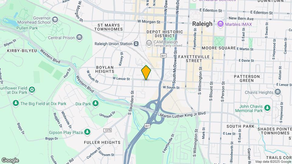 611 S West St Map and Location Details