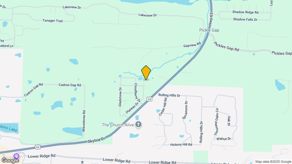 3120 Plateau Dr Map and Location Details