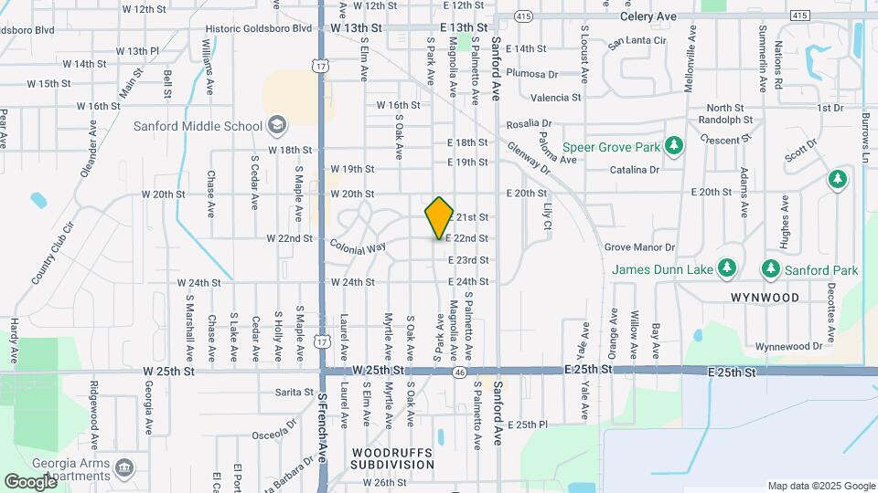 2203 S Park Ave Map and Location Details