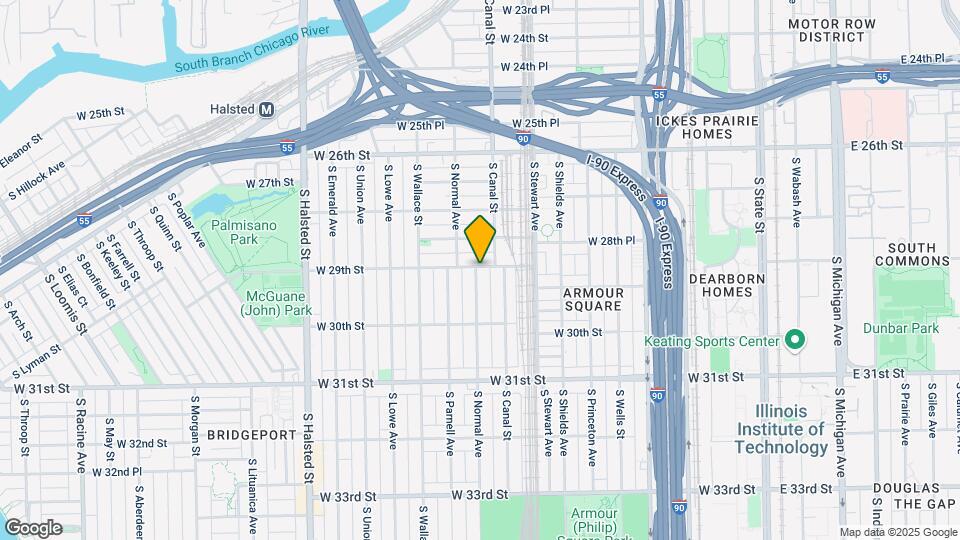2901 S Normal Ave Map and Location Details