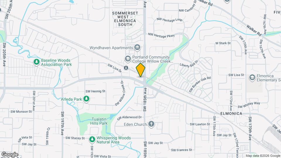 Willow Creek Crossing Apartments Map and Location Details