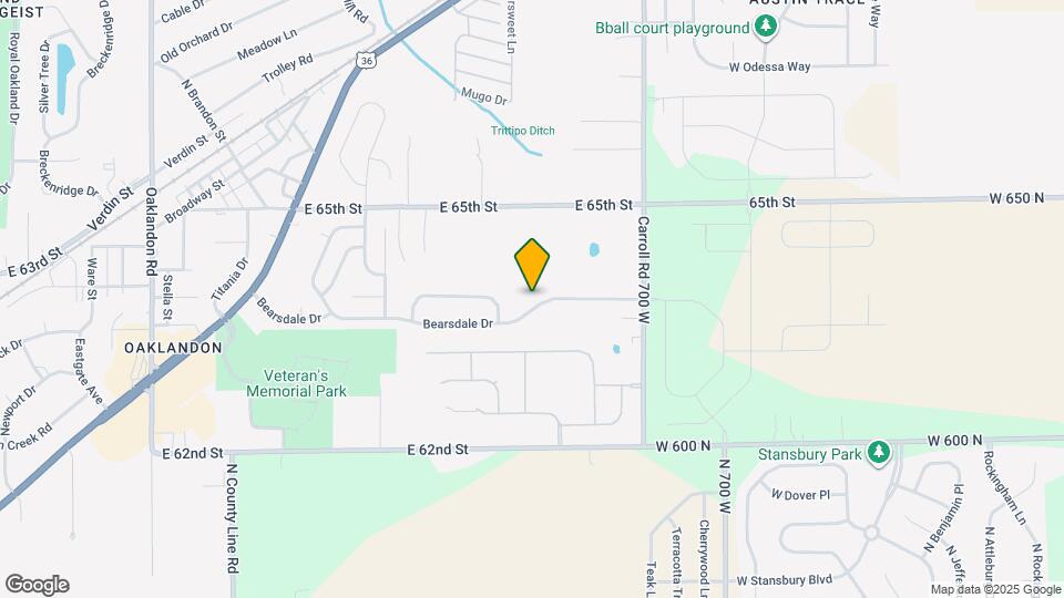 12554 Bearsdale Dr Mapa y Detalles de la Ubicación