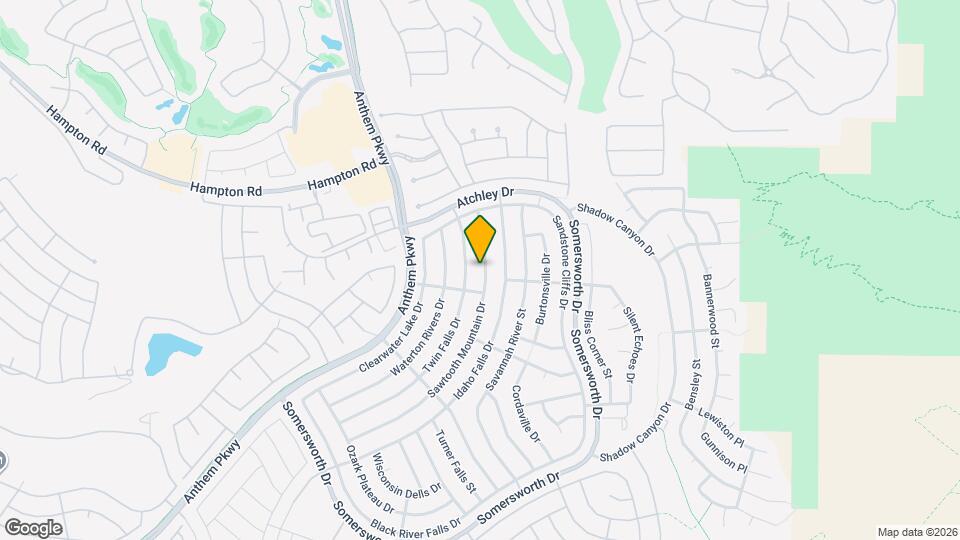 2103 Sawtooth Mountain Dr Map and Location Details