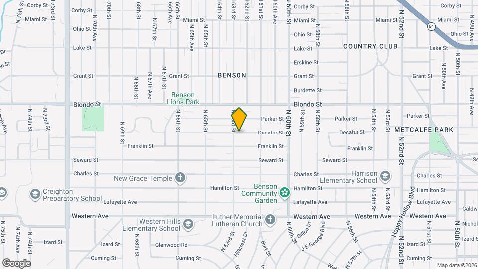 6241 Decatur St Map and Location Details