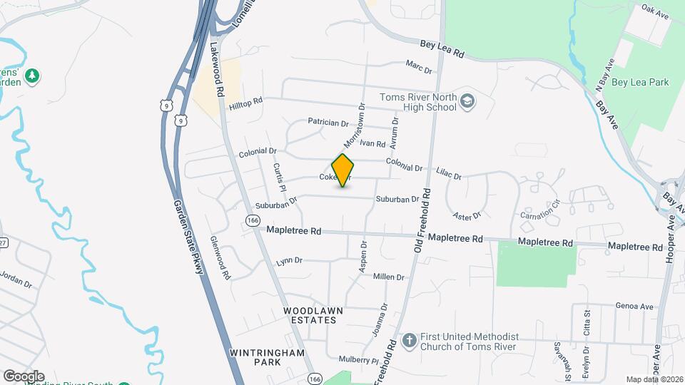 340 Suburban Dr Map and Location Details