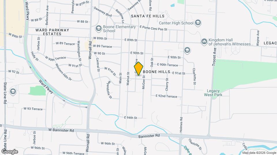 9125 Grand Ave Map and Location Details